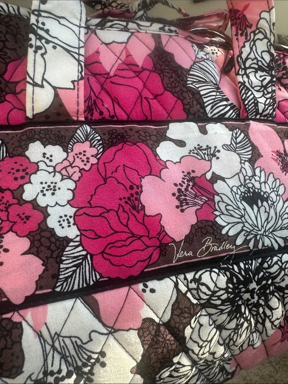 Vera Bradley pink white